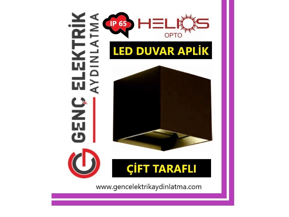 Helios Opto 4w Çift Taraflı Günışığı Led Duvar Aydınlatma HS 5822
