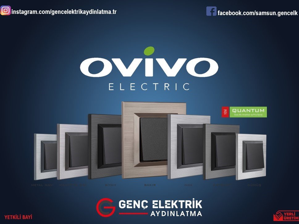 Ovivo Quantum serisi Cazip fiyatlar ile Sizlerle