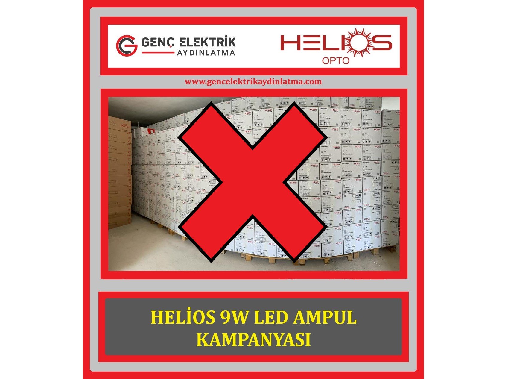 İLGİNİZE TEŞEKKÜR EDERİZ 9W Led Ampul Kampanyamız stokların tükenmesi nedeni ile sona ermiştir.