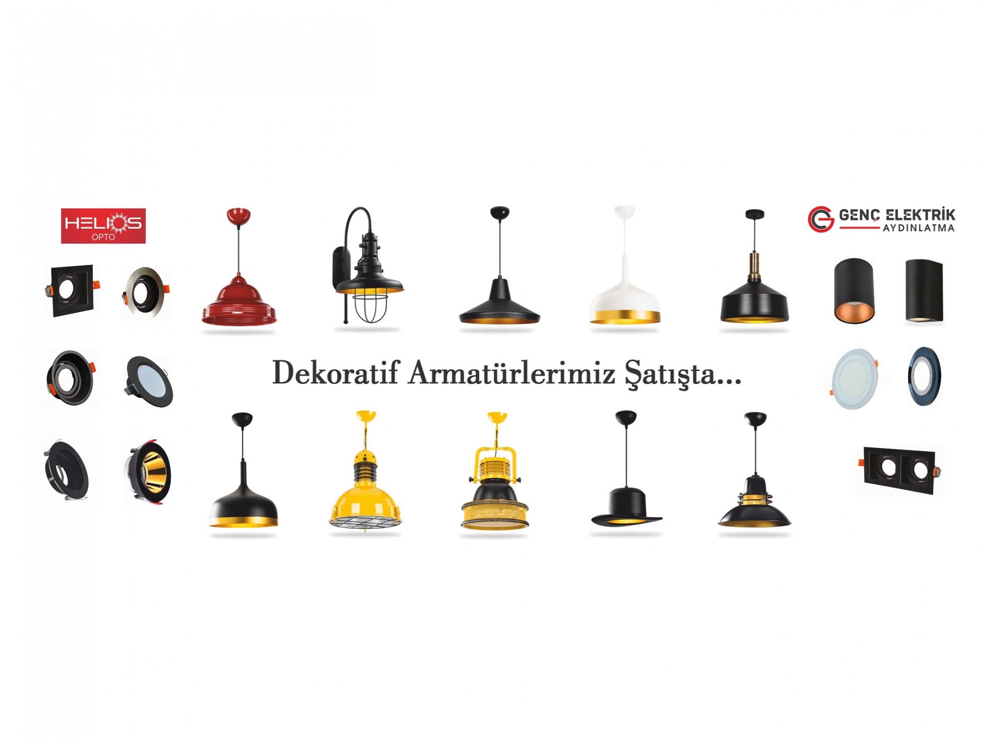 Dekoratif Armatürlerimiz Satışta...